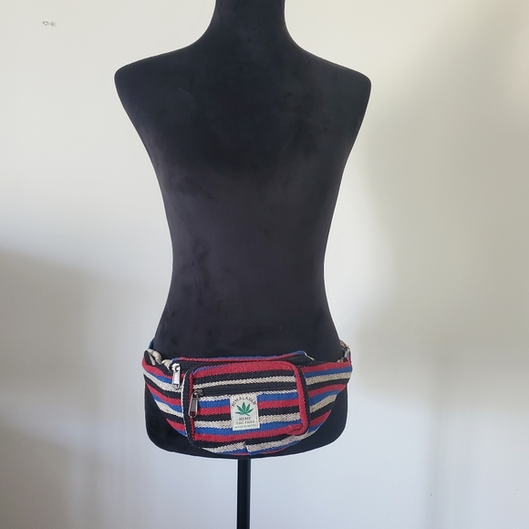 Nwot handmade hemp cotton boho fannypack - Picture 9 of 9